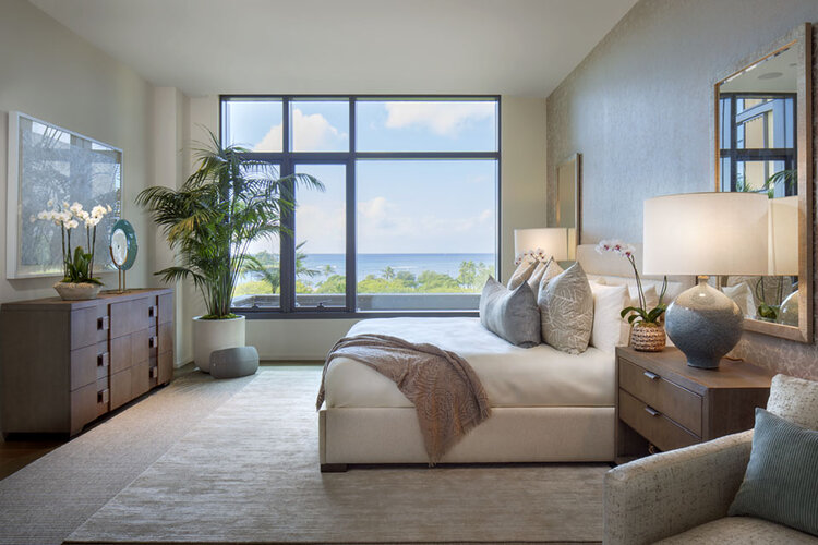 Professional Hawaiian Interior Design Services, Park Lane Condos, Honolulu, Hawaii, by Henderson Design Group Sample Design 3