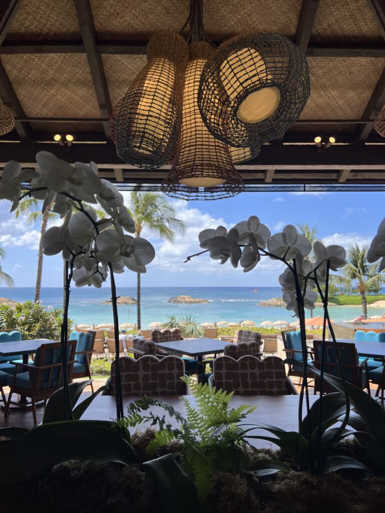 AMA'AMA, fine-dining restaurant at Aulani Resort & Spa in Kapolei Hawaii on Oahu