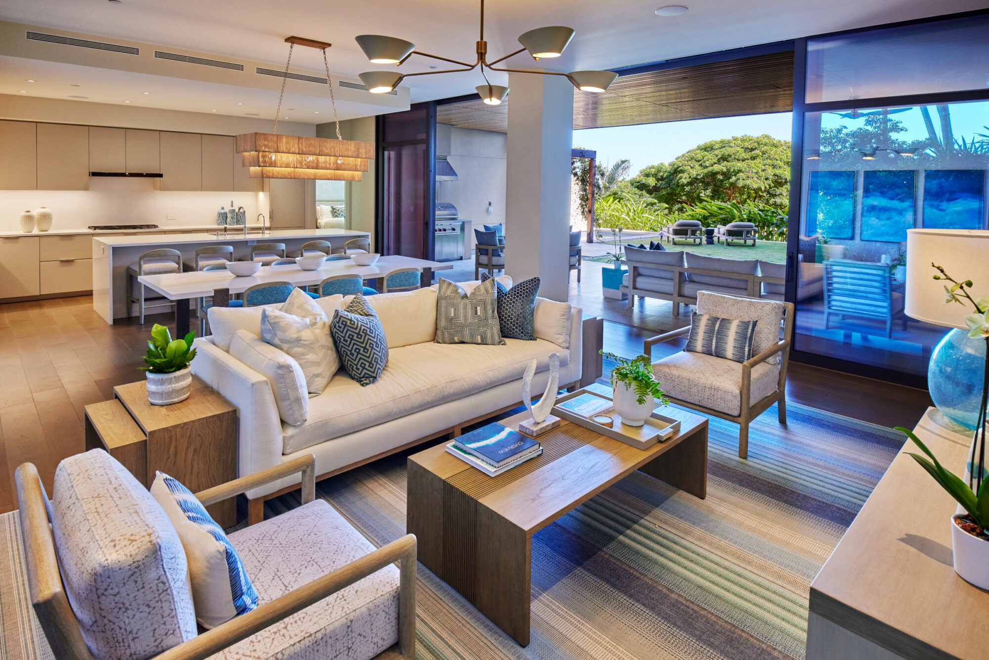 Professional Hawaiian Interior Design Services, Park Lane Condos, Honolulu, Hawaii, by Henderson Design Group Sample Design 1