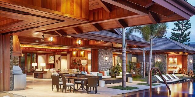 Maui Plantation Modern Home Interior by Henderson Design Group