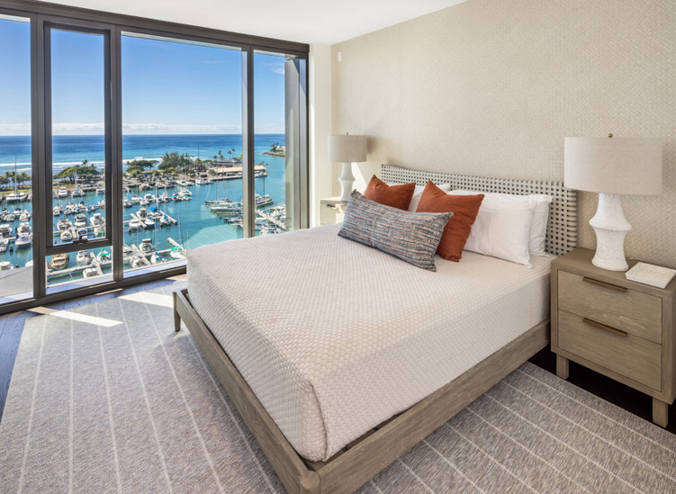Skyline Serenity - Contemporary Hawaiian Interior Design