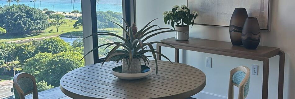 Victoria Place 14 - Modern Hawaiian Interior Condo Design by Henderson Design Group
