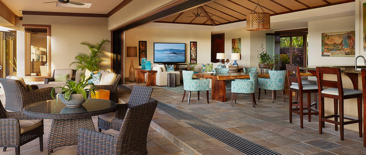 Mauna Lani Resort Interior Design Portfolio and Contemporary Hawaii Home Design