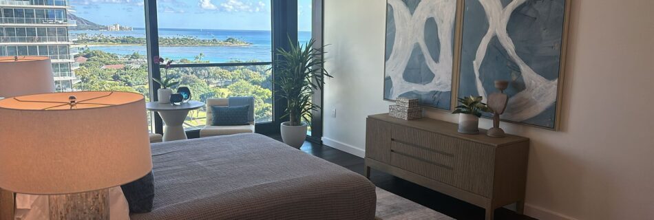 Victoria Place 14 - Modern Hawaiian Interior Condo Design by Henderson Design Group