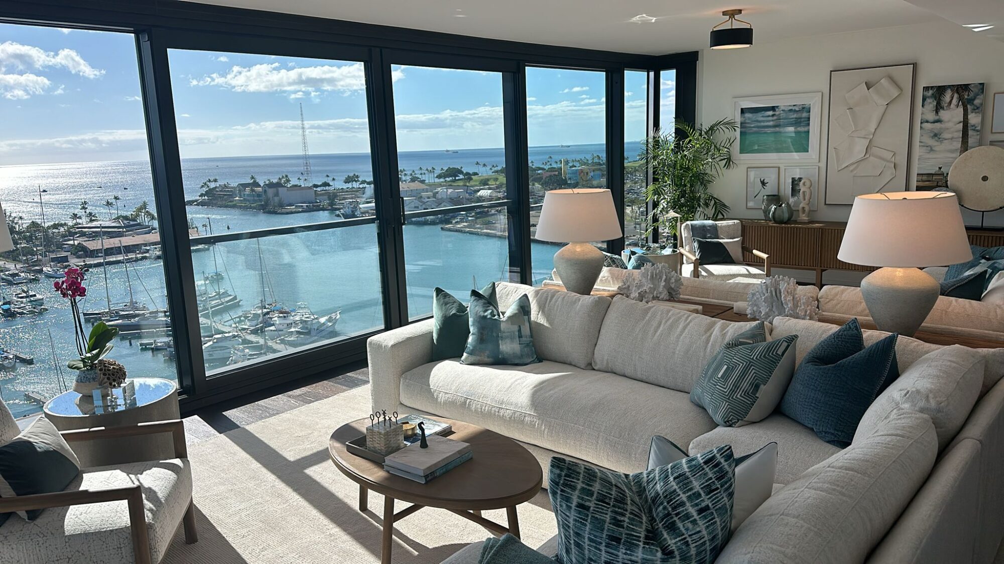 Victoria Place 14 - Modern Hawaiian Interior Condo Design by Henderson Design Group