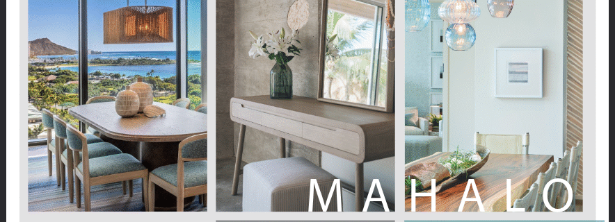 Henderson Design Group custom furniture packages for Ālia 888 Ala Moana Blvd